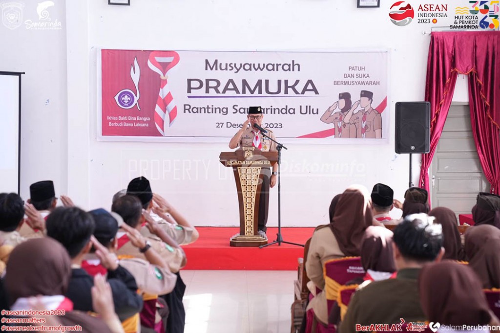 Buka Musyawarah Ranting Gerakan Pramuka Samarinda Ulu, Rusmadi Dorong Pemilihan Secara Mufakat