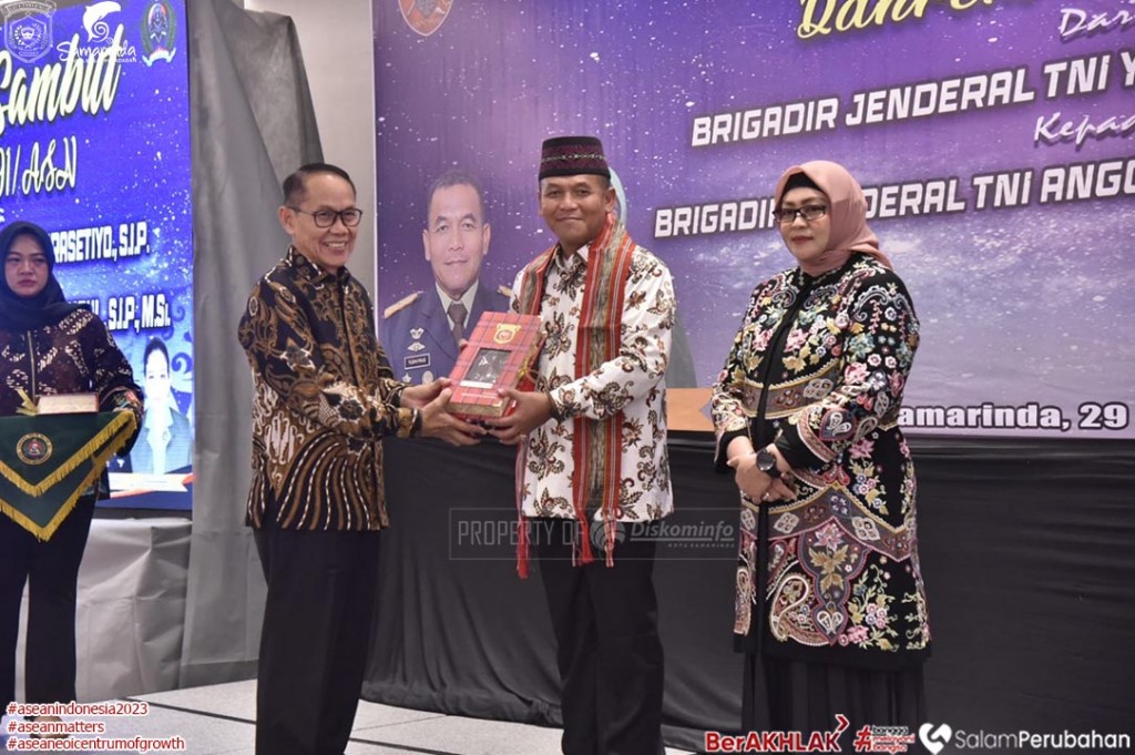 Wakil Wali Kota Samarinda Hadiri Lepas Sambut Komandan Korem 091/ASN