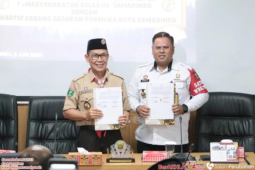 Bina Warga Binaan, Ketua Kwarcab Kota Samarinda Kerjasama dengan Lapas Samarinda