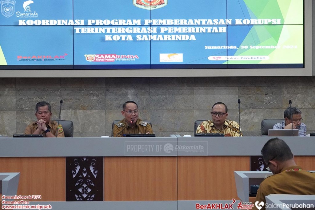 Pemkot Samarinda Laksanakan Koordinasi Program Pemberantasan Korupsi Terintegrasi Tahun 2024