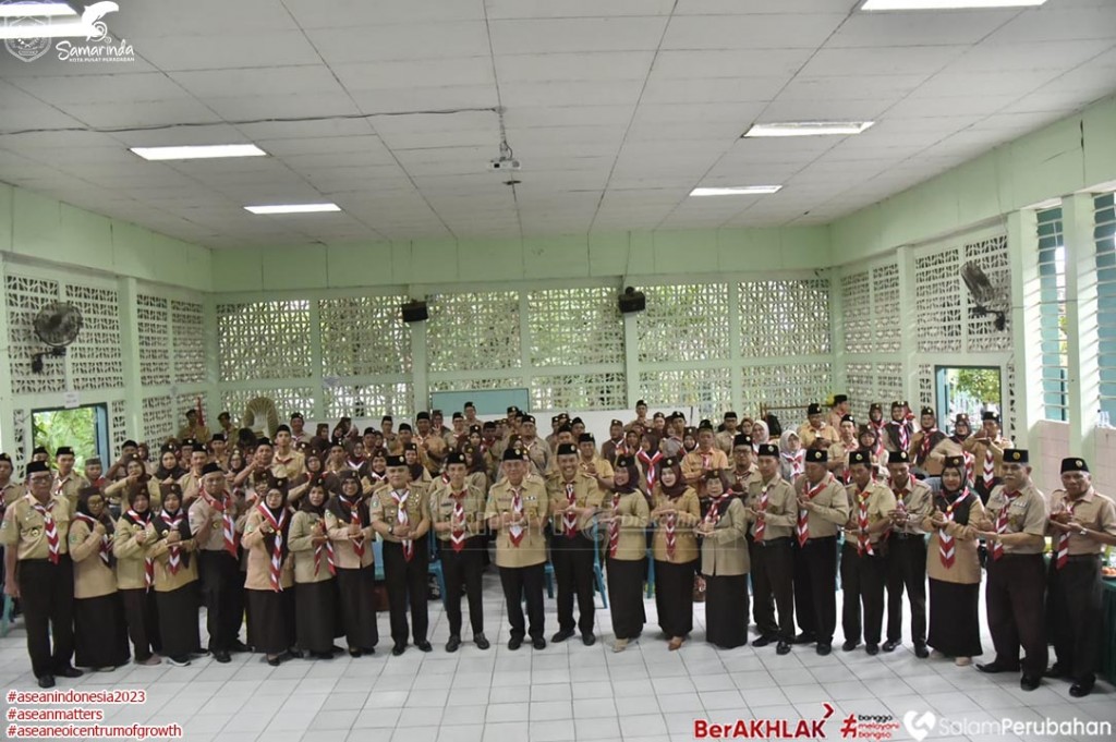 Plt. Wali Kota Samarinda Rusmadi Lantik 16 Majelis Pembimbing Gugus Depan Pramuka Pangkalan Sekolah Dasar