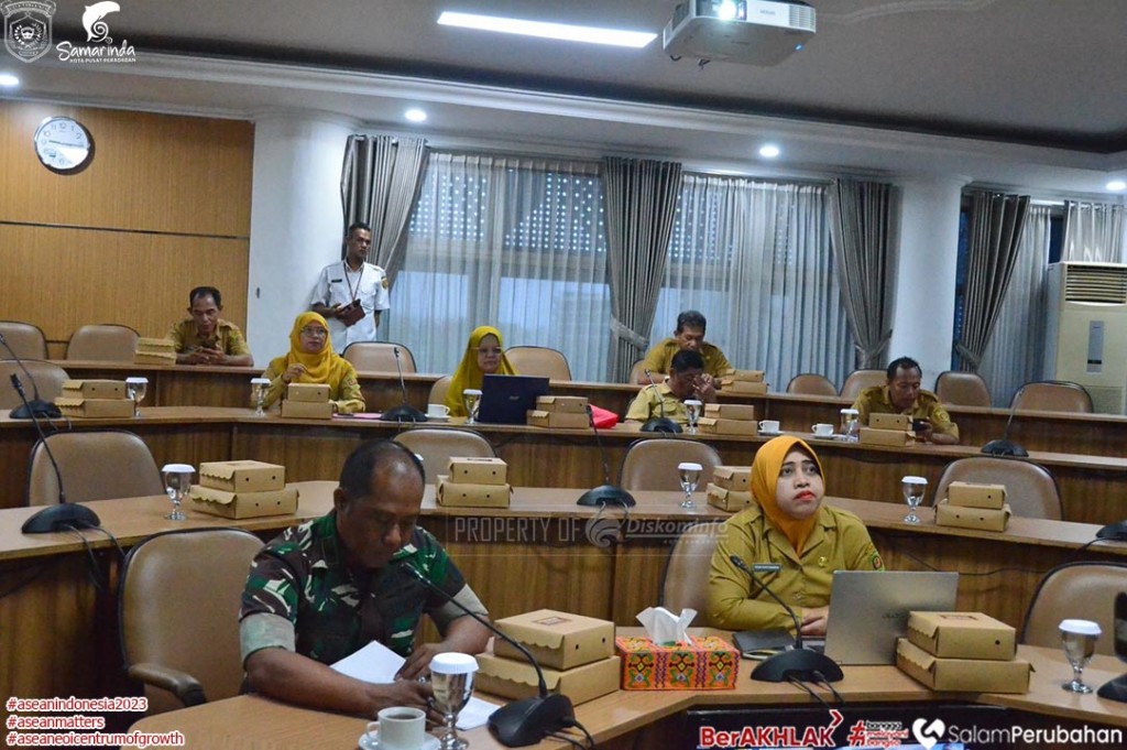 Kabag Perekonomian Samarinda Hadiri Rapat Pengendalian Inflasi Rutin Bersama Mendagri