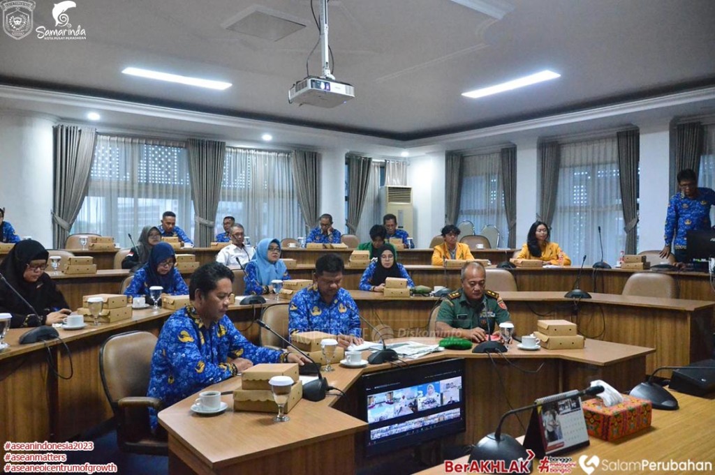 Pemkot Samarinda Gelar Rapat Rutin Pengendalian Inflasi Bersama Mendagri