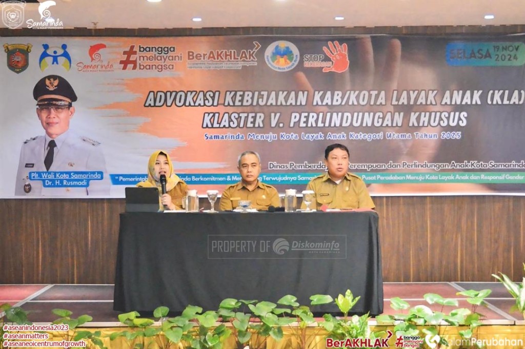 Pemkot Samarinda Dorong Penguatan Klaster Perlindungan Khusus Anak Menuju Kota Layak Anak