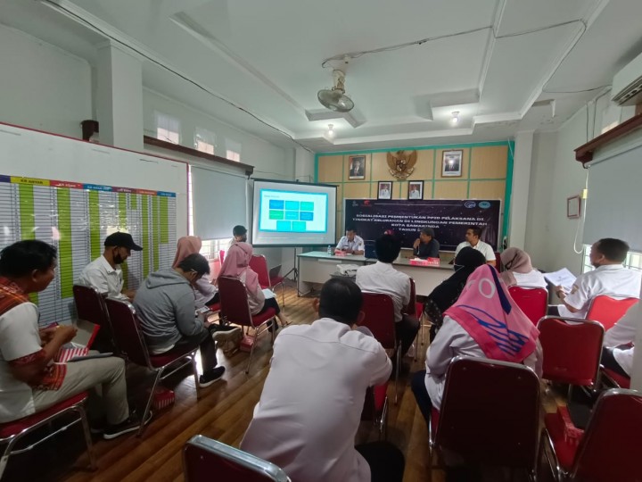 Sosialisasi Pembentukan PPID Pelaksana Tingkat Kelurahan di Kecamatan Sungai Kunjang