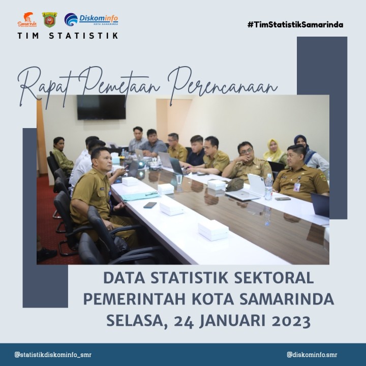Rapat Pemetaan Perencanaan Data Statistik Sektoral Pemerintah Kota Samarinda (Hari Keempat)