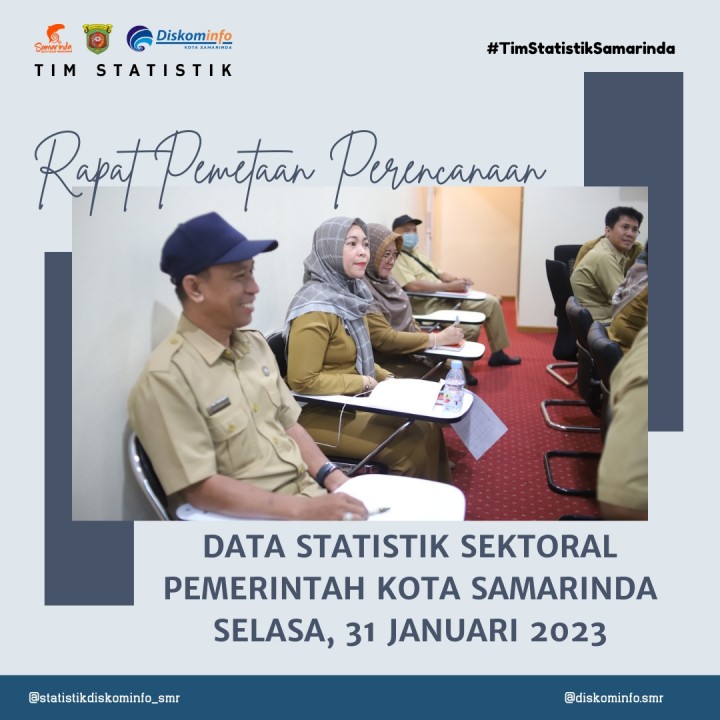 Rapat Pemetaan Perencanaan Data Statistik Sektoral Pemerintah Kota Samarinda (Internal Diskominfo)